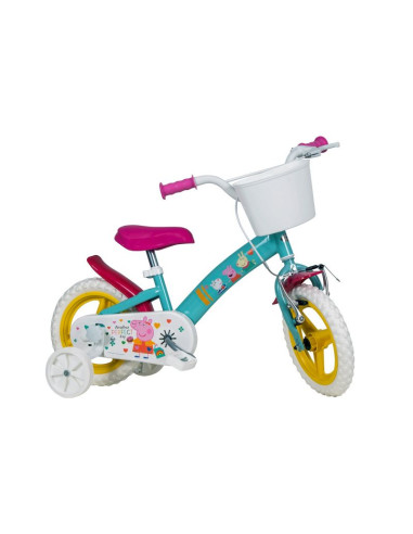 Rower dziecięcy 12" świnka peppa zielony 1198