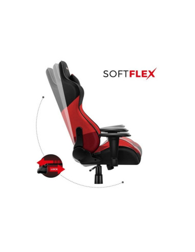 Fotel gamingowy huzaro force 6.2 red mesh