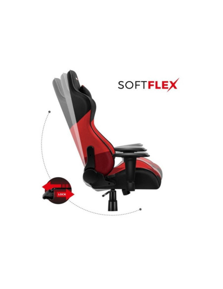 Fotel gamingowy huzaro force 6.2 red mesh