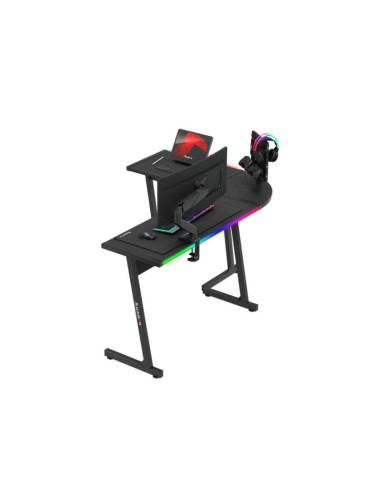 Biurko gamingowe huzaro hero 6.0 black rgb