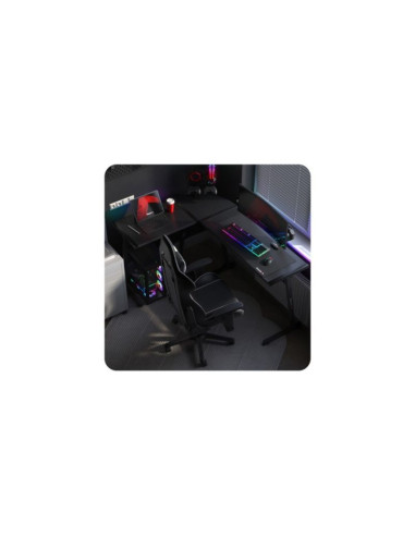 Biurko gamingowe huzaro hero 6.0 black rgb