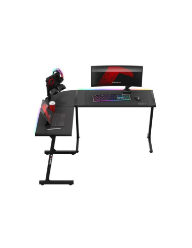 Biurko gamingowe huzaro hero 6.0 black rgb