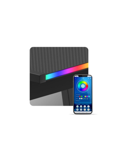 Biurko gamingowe huzaro hero 6.0 black rgb