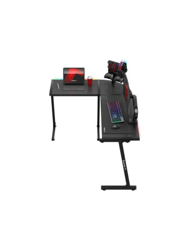 Biurko gamingowe huzaro hero 6.0 black rgb