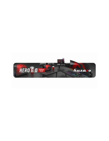 Biurko gamingowe huzaro hero 6.0 black rgb