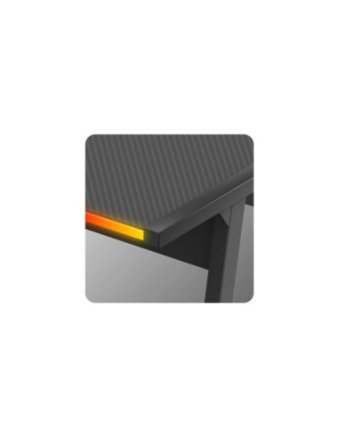 Biurko gamingowe huzaro hero 6.0 black rgb