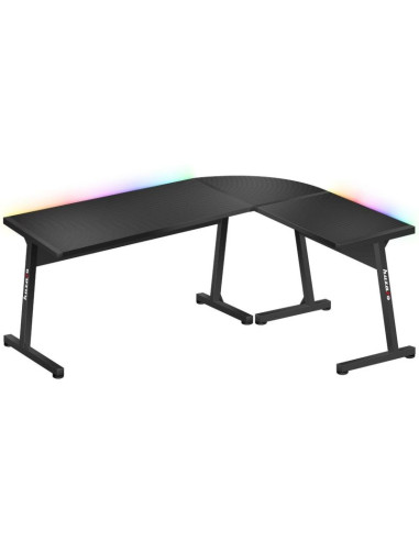 Biurko gamingowe huzaro hero 6.0 black rgb