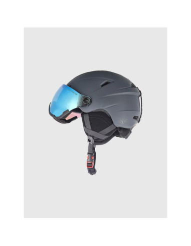 Kask narciarski z goglami uniseks 4f 4fwaw24ahelu090-22s