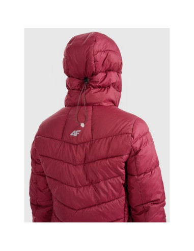 Kurtka puchowa trekkingowa z wypełnieniem primaloft silver damska 4f 4fraw25tdjaf0792-60s