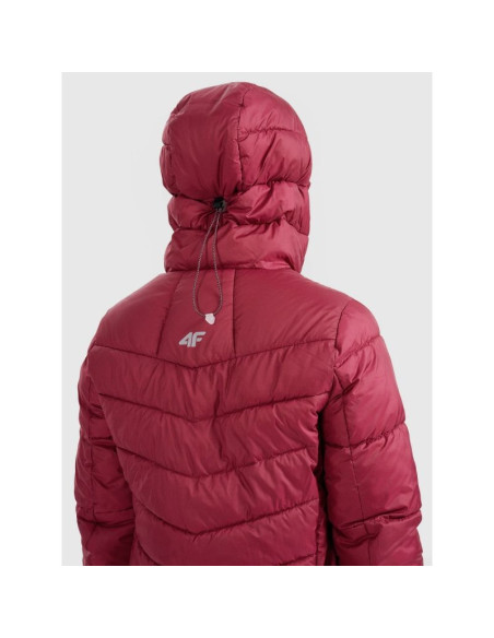 Kurtka puchowa trekkingowa z wypełnieniem primaloft silver damska 4f 4fraw25tdjaf0792-60s