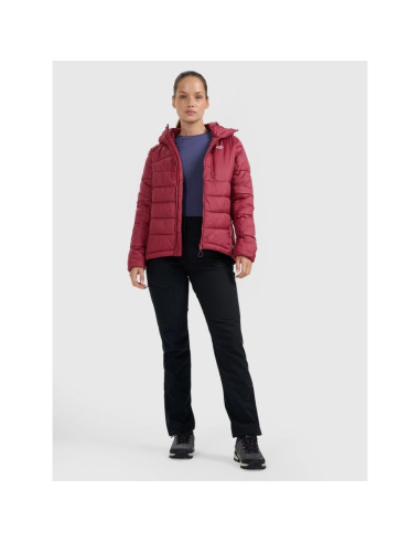 Kurtka puchowa trekkingowa z wypełnieniem primaloft silver damska 4f 4fraw25tdjaf0792-60s