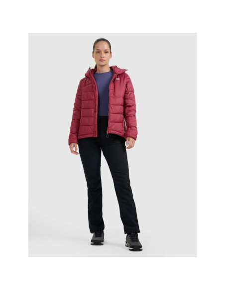 Kurtka puchowa trekkingowa z wypełnieniem primaloft silver damska 4f 4fraw25tdjaf0792-60s