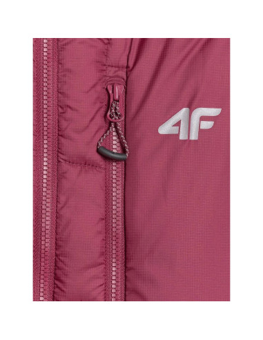 Kurtka puchowa trekkingowa z wypełnieniem primaloft silver damska 4f 4fraw25tdjaf0792-60s