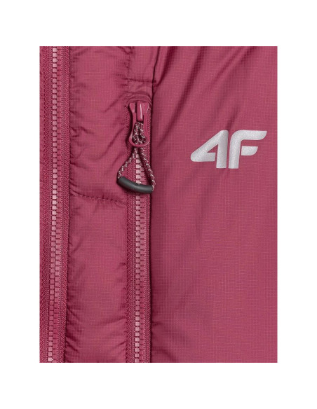 Kurtka puchowa trekkingowa z wypełnieniem primaloft silver damska 4f 4fraw25tdjaf0792-60s