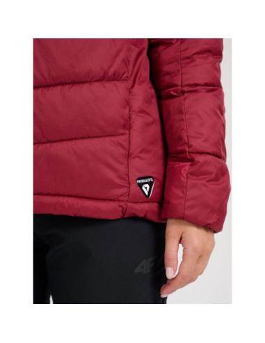 Kurtka puchowa trekkingowa z wypełnieniem primaloft silver damska 4f 4fraw25tdjaf0792-60s