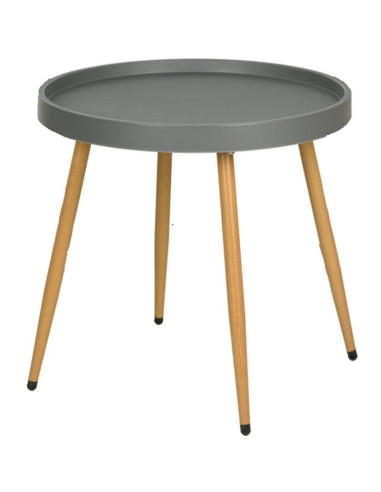 Zestaw mebli balkonowych stół i 2 krzesła szary