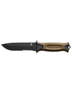 Nóż survivalowy gerber strongarm fixed serrated coyote