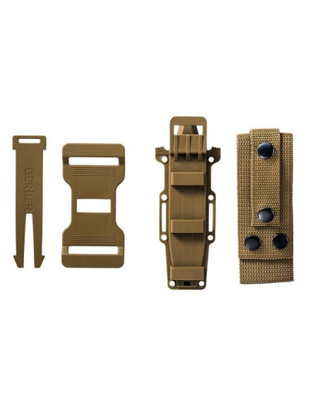 Nóż survivalowy gerber strongarm fixed serrated coyote