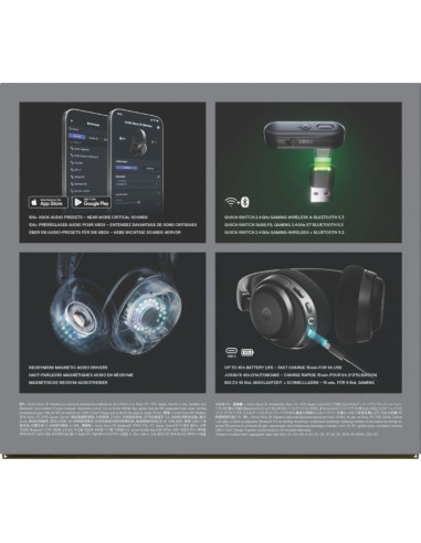 Słuchawki steelseries arctis nova 3x wireless for xbox, czarne