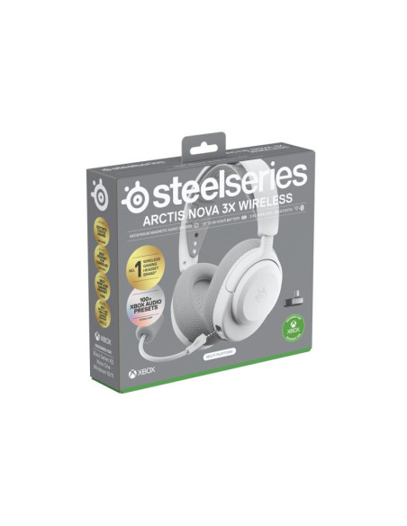 Słuchawki steelseries arctis nova 3x wireless for xbox, white