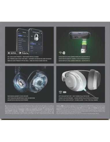 Słuchawki steelseries arctis nova 3x wireless for xbox, white
