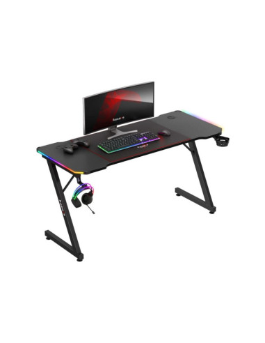 Biurko gamingowe huzaro hero 3.3 rgb