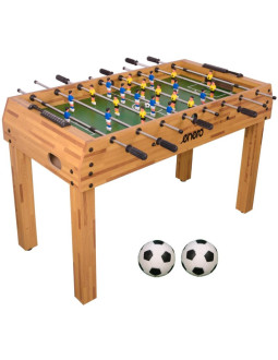 Stół do gry w piłkarzyki 121x61x79cm wooden