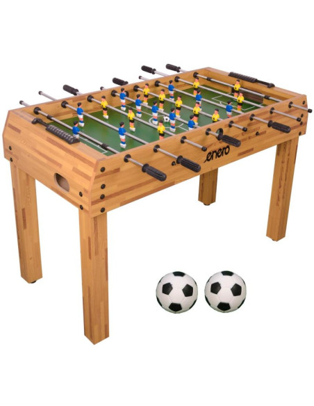 Stół do gry w piłkarzyki 121x61x79cm wooden