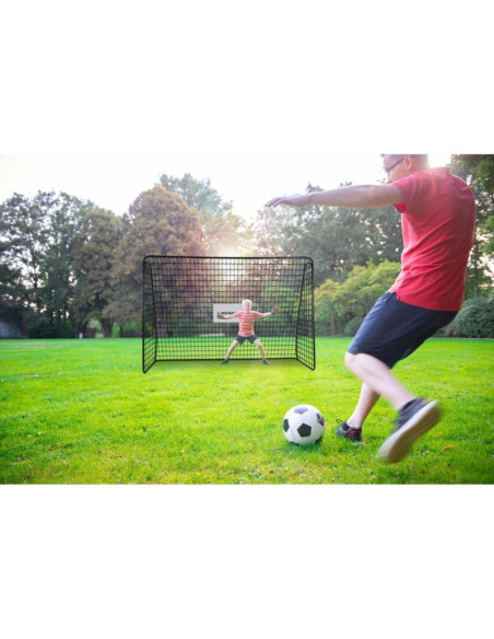 Bramka do piłki nożnej z siatką 300x205x120cm dunlop