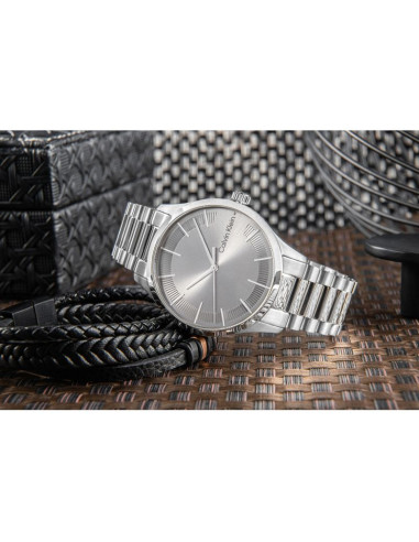 Zegarek męski calvin klein iconic brancelet 25200036 + box