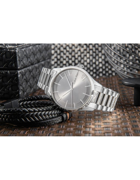 Zegarek męski calvin klein iconic brancelet 25200036 + box