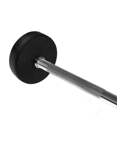 Sztanga/gryf stały gumowany 25 kg hms gsg25