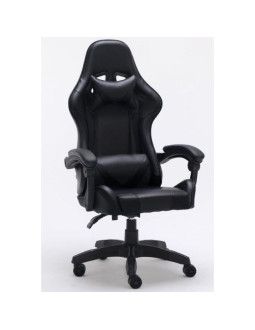 Fotel obrotowy gamingowy krzesło remus czarny 2