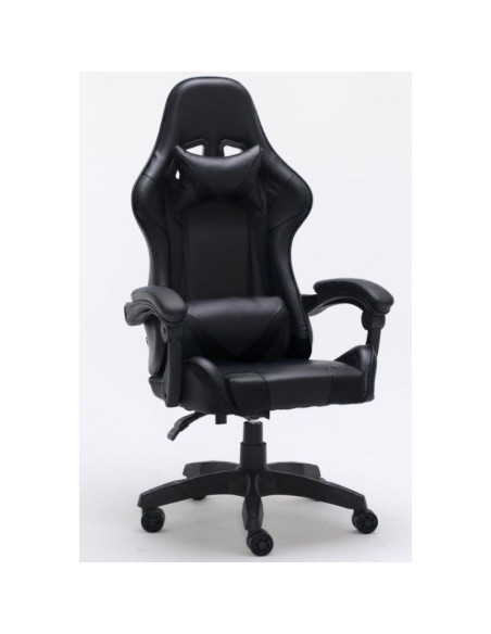Fotel obrotowy gamingowy krzesło remus czarny