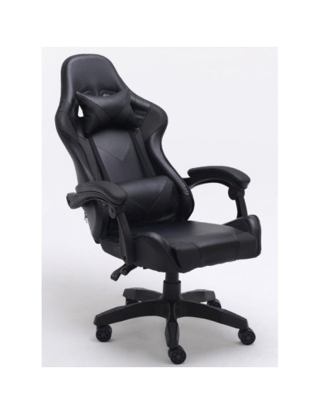 Fotel obrotowy gamingowy krzesło remus czarny