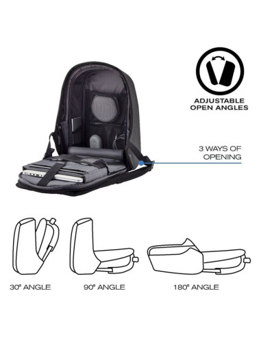 Xd design plecak antykradzieżowy bobby hero regular czarny p/n: p705.291
