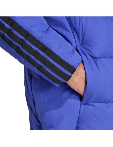 Kurtka męska adidas ess 3s p d hd j kobalt jw9099