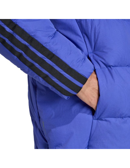 Kurtka męska adidas ess 3s p d hd j kobalt jw9099