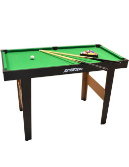 Stół do w gry w  bilarda czarny 121x61x79cm enero pro