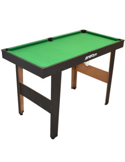 Stół do w gry w  bilarda czarny 121x61x79cm enero pro 2