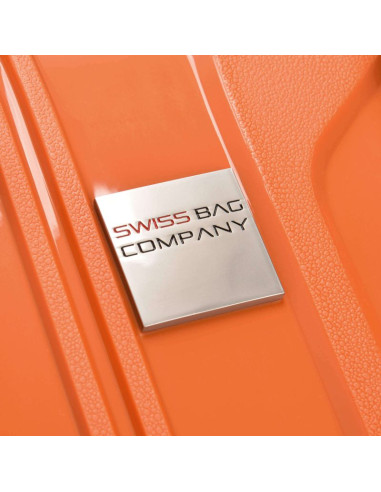 Duża walizka swissbags tourist 77cm pomarańczowy