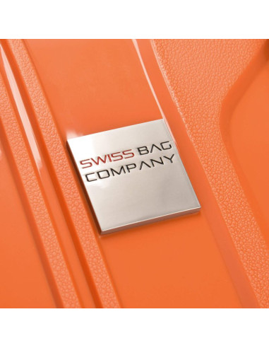 Duża walizka swissbags tourist 77cm pomarańczowy