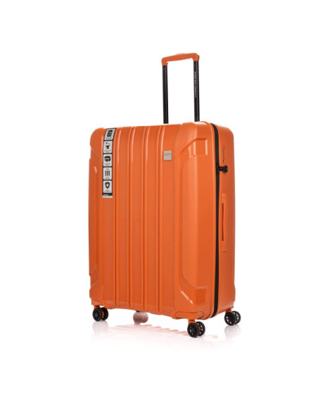 Duża walizka swissbags tourist 77cm pomarańczowy
