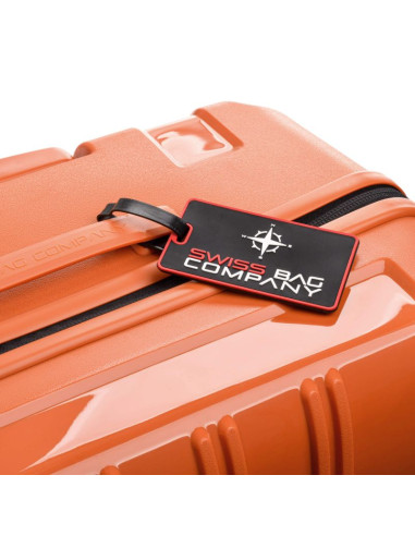 Duża walizka swissbags tourist 77cm pomarańczowy