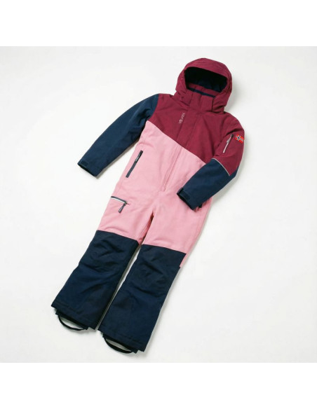 Kombinezon zimowy dziecięcy trollkids kids hallingdal snowsuit śnieżny fioletowy/różowy (350-231)