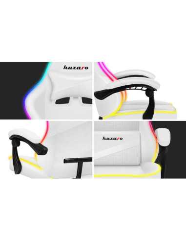 Fotel gamingowy huzaro force 4.4 rgb white