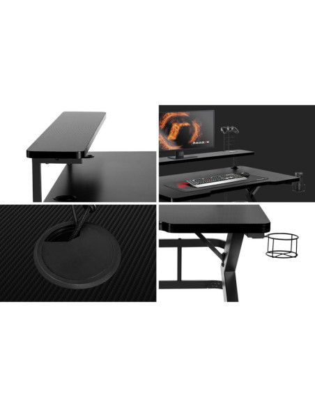 Biurko gamingowe hz-hero 5.0 black