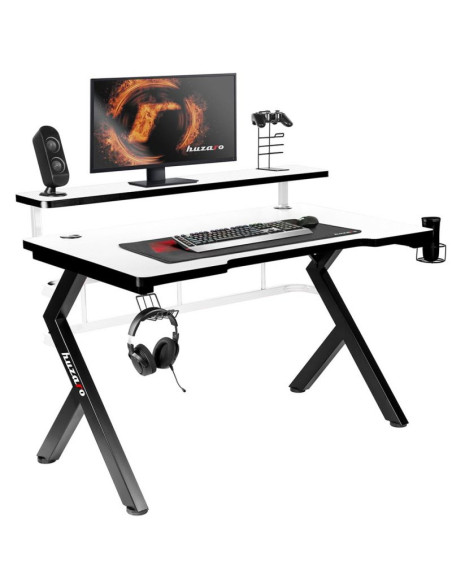 Biurko gamingowe hz-hero 5.0 white