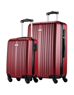 Zestaw 2 walizek 18 i 26 cale slazenger red wine