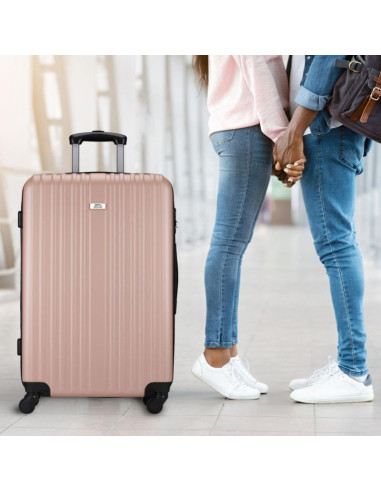 Zestaw 2 walizek 18 i 26 cale slazenger rose gold